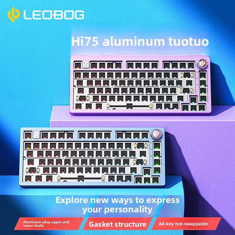 LEOBOG Hi75 CNC Aluminum Kit M - Gaming Keyboard Thocky recension och pris