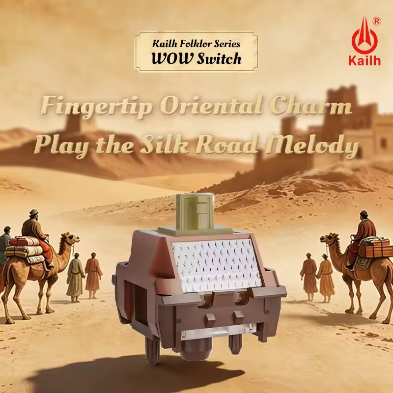 Kailh Folklor Series Wow Linea - Gaming Keyboard Thocky recension och pris