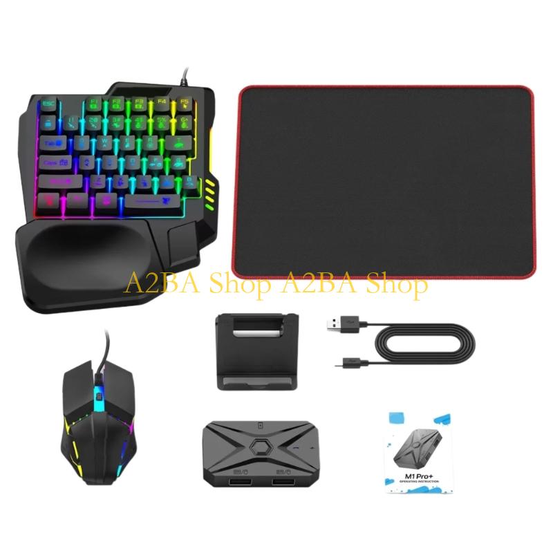 A2BA Wireless Mobile Keyboard  - Gaming Keyboard And Mouse Converter For Mobile recension och pris