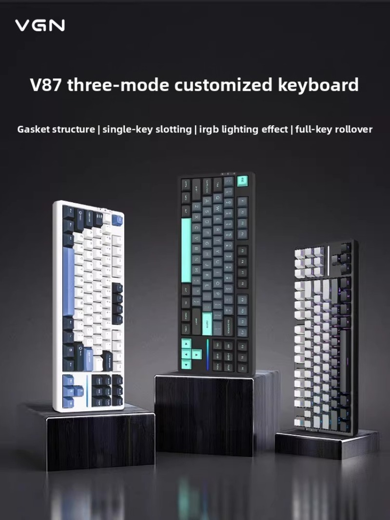 VGN V87 TKL Wireless Mechanica - Gaming Keyboard Thocky recension och pris