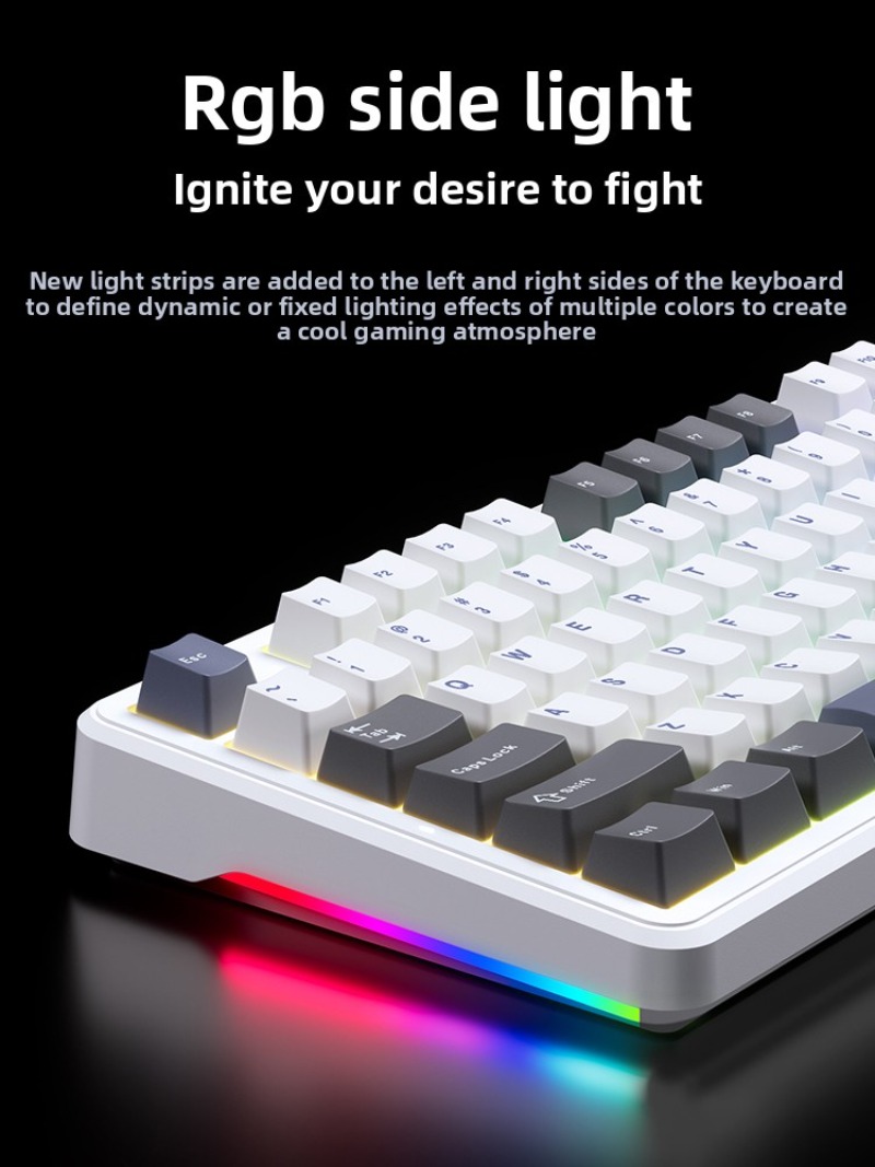 AULA F87 Pro Wireless Mechanic - Gaming Keyboard Thocky recension och pris
