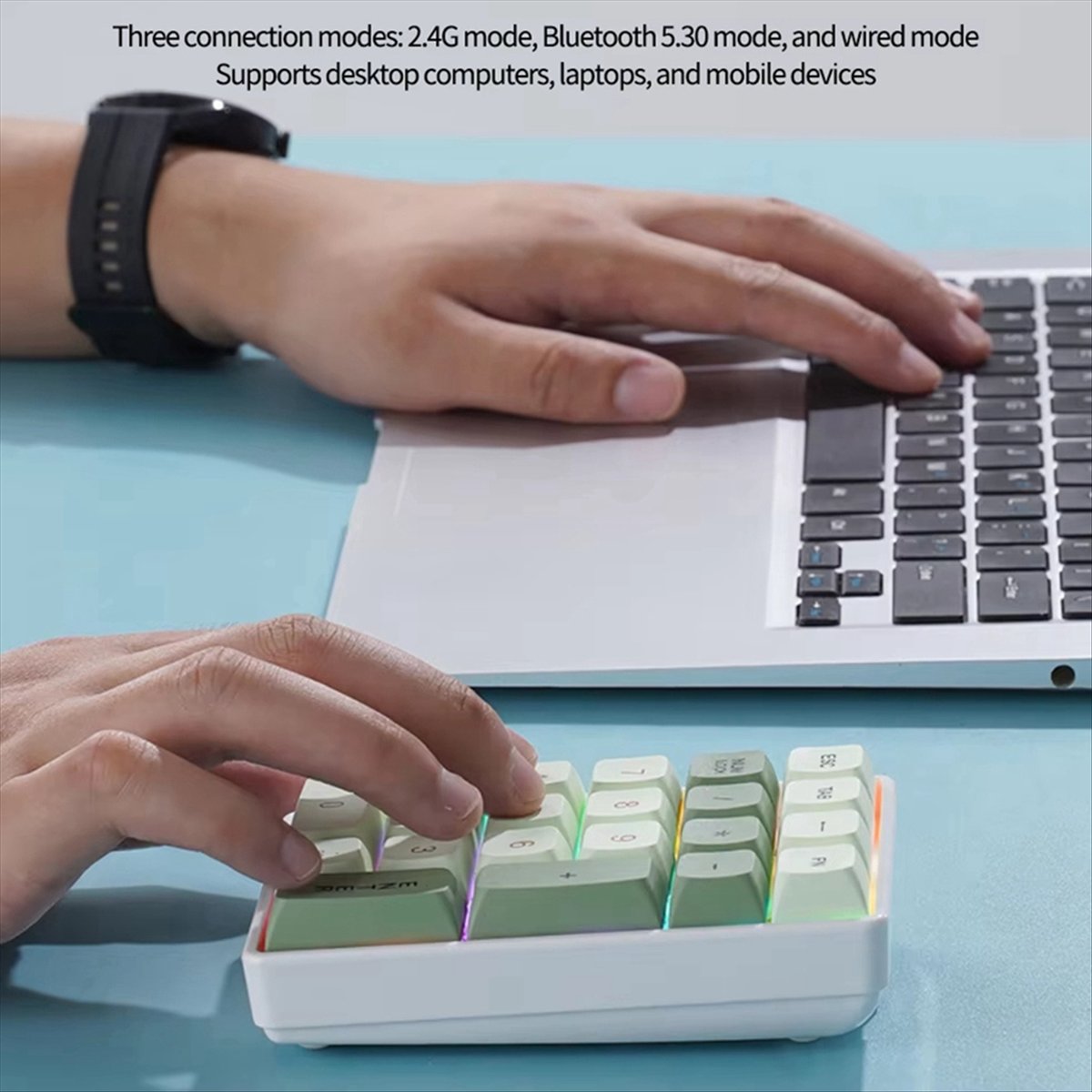 N86R 21Keys Mini Keyboard 2.4G - Gaming Keyboard Number Pad recension och pris