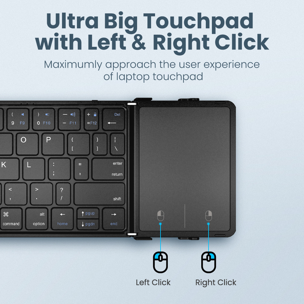 BOW Korea/Russia Wireless Fold - Gaming Keyboard Number Pad recension och pris