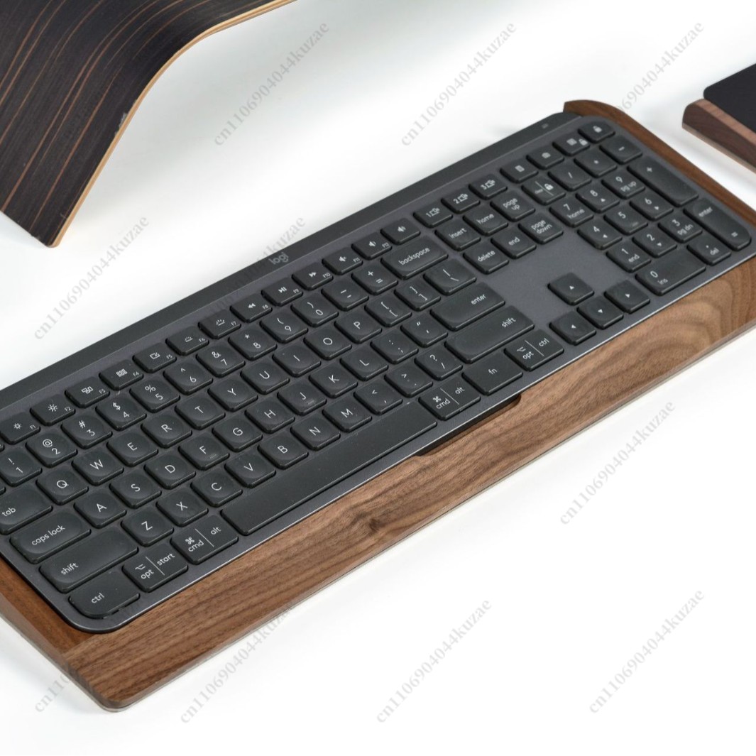 Solid Wood Keyboard Tray with  - Wrist Rest Wood recension och pris