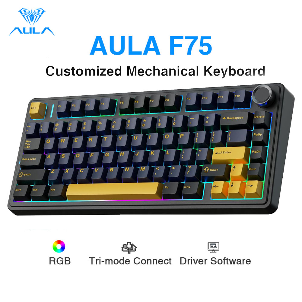 Aula F75 Mechanical Keyboard,  - Gaming Keyboard Number Pad recension och pris