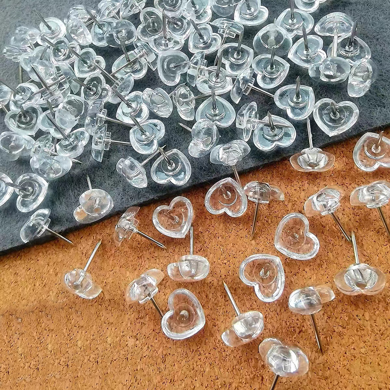 100 pcs Transparent love heart - Wrist Rest Wood recension och pris