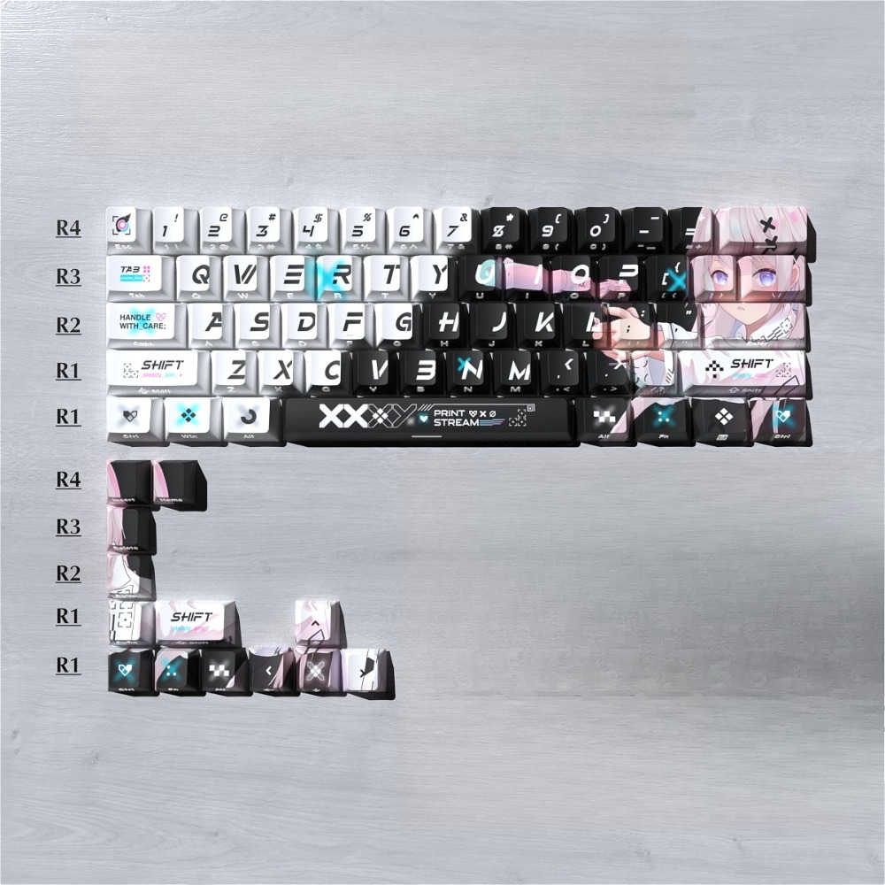 Double-shot Side Print Thocky  - Gaming Keyboard Thocky recension och pris