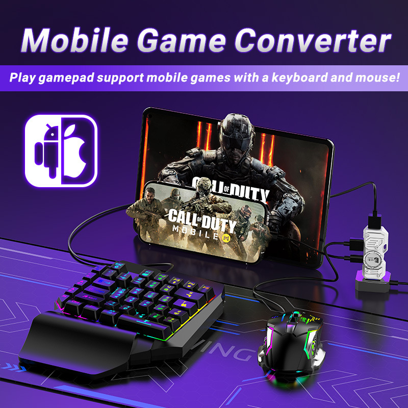 Mobile Games Converter Kit Mob - Gaming Keyboard And Mouse Converter For Mobile recension och pris